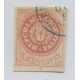 ARGENTINA 1862 GJ 07A ESCUDITO ESTAMPILLA CON MATASELLO ROSARIO, MUY BONITA U$ 33